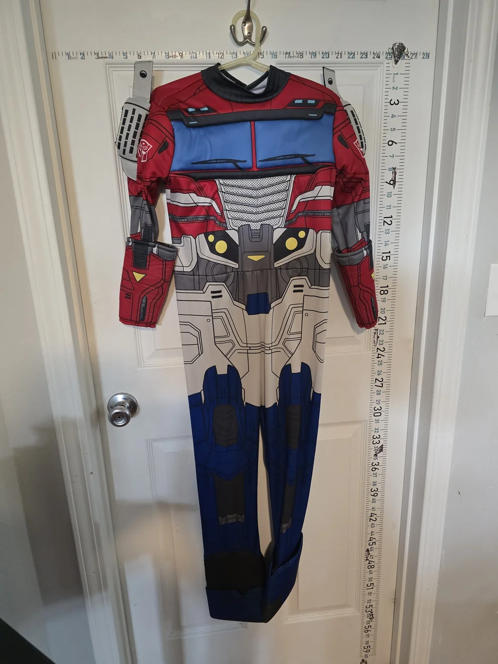 Boys' Red & Blue Robot Jumpsuit Kids Costume